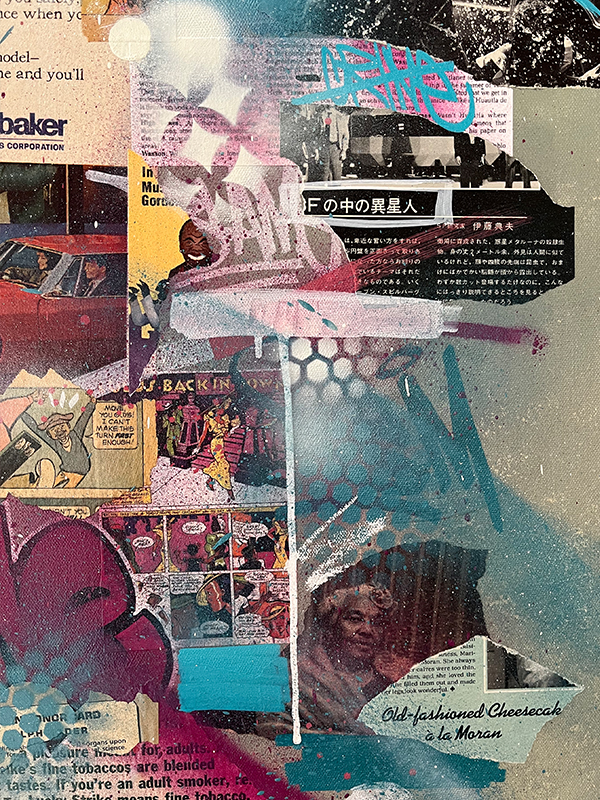 mixed medium artwork details by Roche Jackson